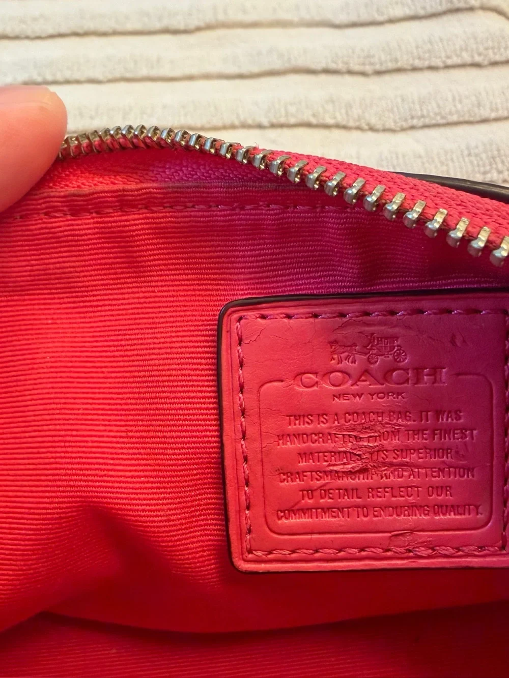 Coach Leather Pouch